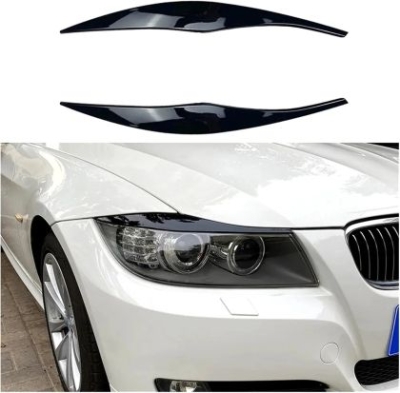 Вежди за фарове BMW E90 (2005-2012) - черни гланц