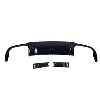 Дифузер за задна броня за Mercedes W204 C-Class (2007-2013) C63 AMG Style - черен гланц