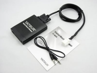 USB / MP3 audio interface с Bluetooth* за TOYOTA AVALON, AVENSIS, CAMRY, CELICA, COROLLA, HIGHLANDER, LANDCRUISER, RAV4, TACOMA, TUNDRA, YARIS - с 6+6 пинов порт