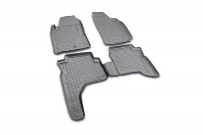 3D Гумени стелки за MITSUBISHI Pajero Sport (1997-2008) 4 pcs.