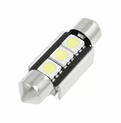 Диодна крушка за плафон 39мм 3smd 5050 - canbus