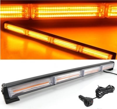 59 Cm Сигнална Аварийна Блиц Маяк Led Бар Лампа Пътна Помощ Платформа 12V 24V 