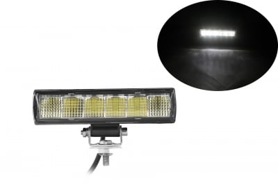 15,4 См LED Лед Бар с Комбинирана Combo Светлина, Е-Mark, 18W, 6 LED, 1500lm, 12V-24V, Автомобил, АТВ, Джип, 4х4, SUV, Offroad, Камион,Ролбар