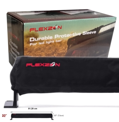 Универсален предпазен калъф протектор за лед бар led bar защитава от всички метеорологични условия 81.28 см 32-инчa 32'' черен