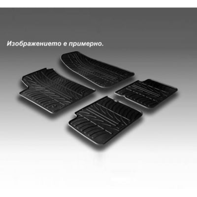 Гумени стелки Gledring съвместими за Dacia Dokker 2013+