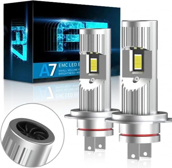 Лед крушки - Led система Н7 за фарове Plug-N-Play за директен монтаж ...