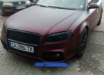 Предна броня за Audi A4 B7 8E (2004-2008) - S-Line Design с черна решетка с отвори за парктроник