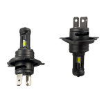 Лед крушки - Bi Led система Н4 за фарове Plug-N-Play за директен монтаж - 90 000 Лукса,  36W 6000K - 900% повече светлина