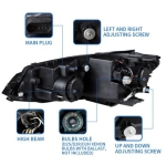 Тунинг led фарове за VW GOLF 7 facelift (2018-2021) черни - Silver line