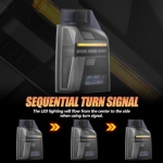 Диодни стопове за VW TRANSPORTER T6 / T6.1 (2015+) с бягащ мигач - опушени