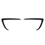 Добавки за броня около халогените за Tesla Model 3 (2017-2022) Aero Style - черен гланц