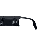 Дифузер за задна броня за Mercedes W204 C-Class (2007-2013) C63 AMG Style - черен гланц