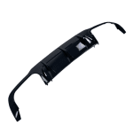 Дифузер за задна броня за Mercedes W204 C-Class (2007-2013) C63 AMG Style - черен гланц