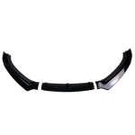 Добавка предна броня за Audi A4 B8 (2008-2012) - черен гланц