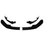 Добавка предна броня за BMW F20 (2015-2019) M Performance Style - черен гланц