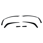 Добавка предна броня за Mercedes W204 C-class (2007-2013) - черен гланц