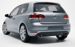 Дифузер за задна броня за Volkswagen Golf 6 - GTI