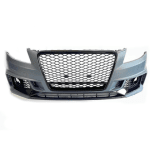 Предна броня за Audi A4 B8 (2008-2012) конверсия към Audi RS4 (2016-2019) -  без отвори за парктроник