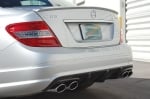 Задна броня за Mercedes C-class W204 (2011+) - AMG look