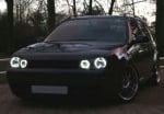 Ангелски Очи CCFL  за VW GOLF 4 - бял цвят