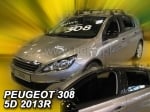 Ветробрани за PEUGEOT 308 (2013+) 5 врати - 4бр. предни и задни