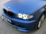 Ангелски Очи Диодни за BMW E46 купе (2003+) с 60 диода - Бял цвят