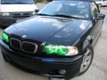 RGB Диодни Ангелски Очи за BMW E46 купе (2003+) - със смяна на цветовете