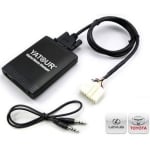 USB / MP3 audio interface с Bluetooth* за TOYOTA AVALON, AVENSIS, CAMRY, CELICA, COROLLA, HIGHLANDER, LANDCRUISER, RAV4, TACOMA, TUNDRA, YARIS / LEXUS ES, GS, GX, IS, LS, LX, RX, SC - с 5+7 пинов порт