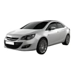 Гумирана стелка за багажник за Opel Astra J (2012+) Sedan with a mini tyre