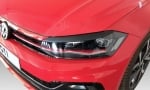 Вежди за фаровете за Polo MK6 (2018+)  - черни