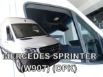 Ветробрани за Mercedes Sprinter W907 2D (2018+) в горната част - 2бр. Предни