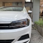 Вежди за фарове Volkswagen Polo (2019+) - черен гланц