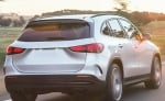 Спойлер антикрило за Mercedes GLA X157 (2020+) AMG - черен гланц