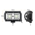 54W Led Bar Лед Бар Диоден Фар Прожектор Халоген 12-24V Spot Light Насочена Светлина