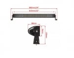 88 См 180W Мощен 4D 4Д Led Bar Лед Диоден Бар Прожектор 12V 24V 12600 Лумена