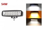 15.5 См 54W Мощен Лед Бар Led Халоген Лампа Прожектор с Мигач 12V 24V