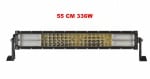 55 См 336W Мощен 7D 7Д Led Bar Лед Диоден Бар Прожектор 12V 24V 4 Редов