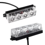 4 LED Аварийна Лампа За Пътна Помощ, Жълта Блиц Светлина, Мигаща!