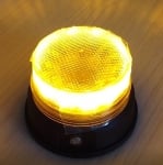 Wireless LED Лед Аварийна Лампа, Безжична, Акумулаторна, Сигнална, Диодна , Буркан, 12V, 24 Диода, Презареждаща се Батерия, Магнит, Е-Mark