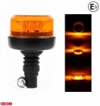 LED Лед Диодна Аварийна Сигнална Лампа Маяк Буркан 12/24V , Блиц, Slim, E-Mark, 12 SMD 