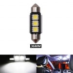 LED Лед Диодни Крушки, 2/3/4 SMD 5050 , 31мм, 36мм, 39мм, 41мм, 12V, Бяла Светлина, Canbus, Error Free, Bez Грешки