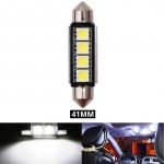 LED Лед Диодни Крушки, 2/3/4 SMD 5050 , 31мм, 36мм, 39мм, 41мм, 12V, Бяла Светлина, Canbus, Error Free, Bez Грешки