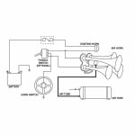 Тромба, Клаксон, 4 Тръби, Метал, Хром, Силвър, 150db, 12V/24V, Универсална, за Камион, ТИР, Бус, Автобус и Др.