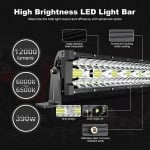 81cм 585W 9D Led Bar Лед Диоден Бар Прожектор Дневна Светлина 12000lm