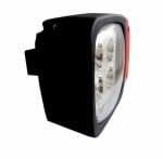  Ляв LED Фар с Мигач, Подходящ за Трактор, Комбайн, Багер, Снегорин и др - 4 диода, 12W, 1000lm 