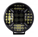 1 брой LED Диоден Халоген, Фар, с DRL, бяло-жълт, Ø 218 мм, 12V-24V, 120W,  За Джип, Камион, Трактор, Багер, Земеделски Машини и др.