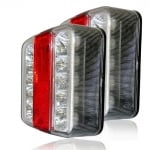 Един брой LED ЛЕД Диоден Стоп Задна светлина 12V 24V Волта за бус камион ТИР ремарке каравана