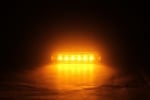 6 LED ЛЕД Жълта Аварийна Лампа Блиц Светлина Мигаща За Пътна Помощ Платформа и др. 10W с 8 режима 8х3 cm. 12-24V