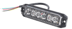 6 LED Блиц Светлина Мигаща Аварийна Лампа За Пътна Помощ Жълта 12V - 24V