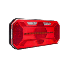 Комплект Ляв + Десен Мултифункционални Диодни LED Лед Стопове с Бягащ Мигач Неон Neon Ефект 12V 24V 305mm X 131mm X 60mm E9 За Бус Камион Тир Ремарке Караванa